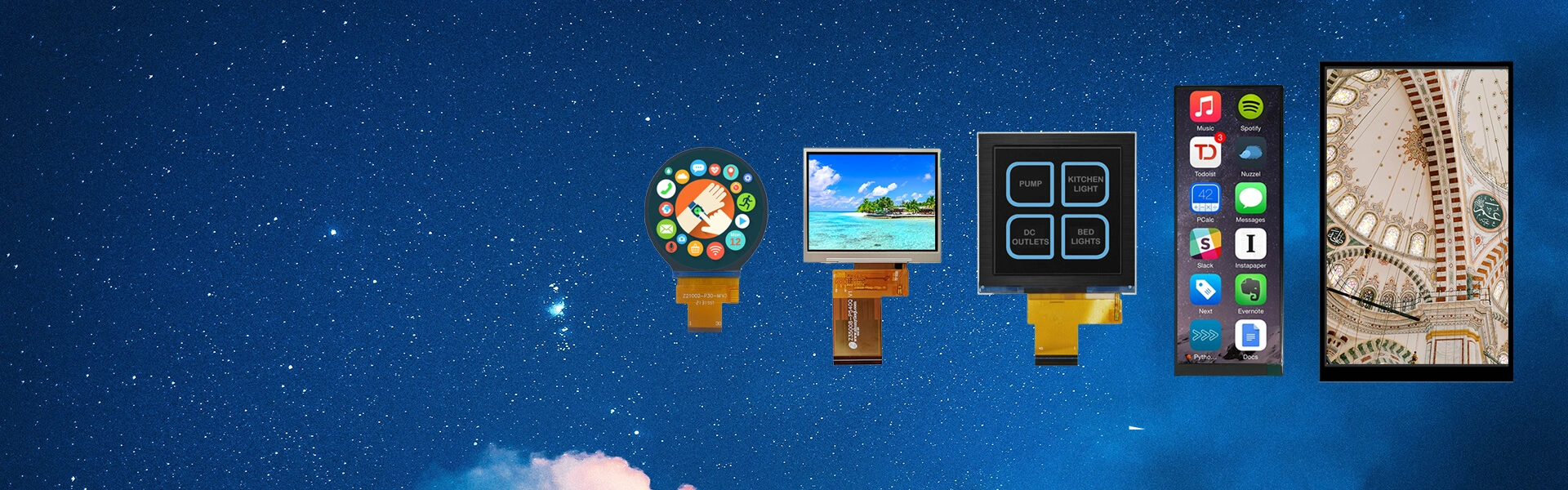 IPS TFT ЖК дисплей