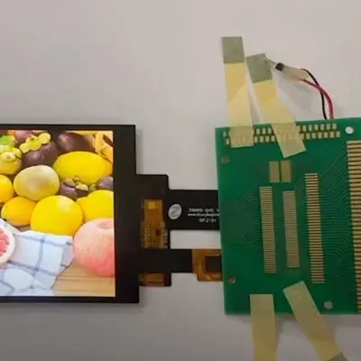 Тестовое видео ЖК-дисплея Zhunyi 5 inch 720*1280 TFT, интерфейса MIPI, просмотра во всех направлениях