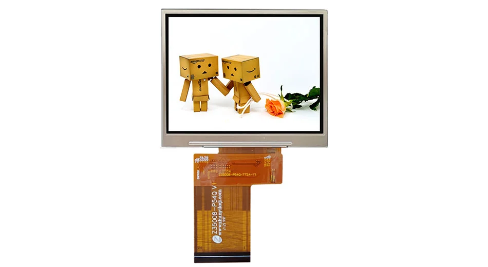 Таможня фабрики З35008 интерфейс 320*480 СТ7272А РГБ СПИ панели 3,5 ИПС ЛКД дюйма