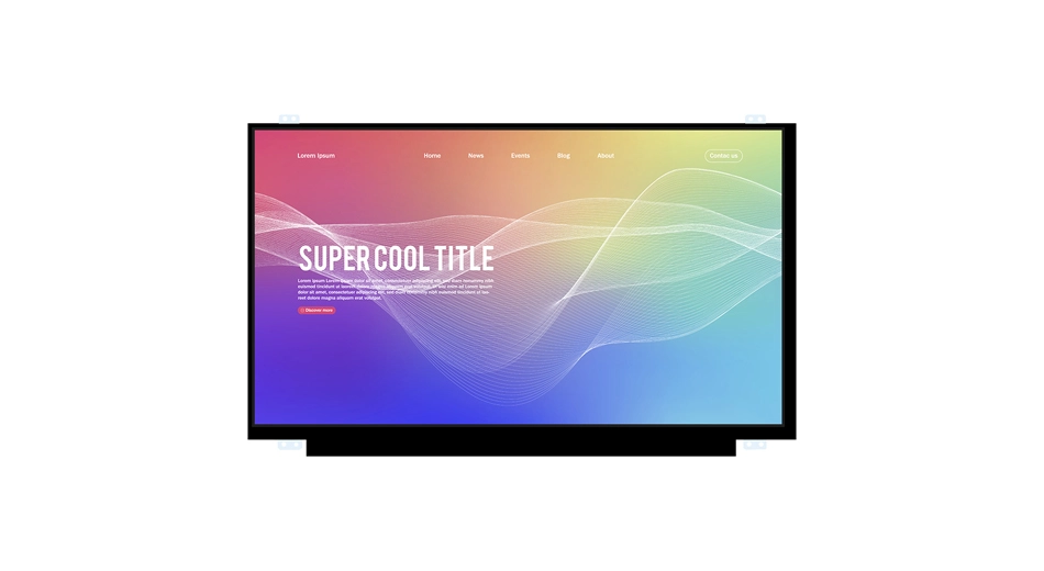 Интерфейс ЭДП дисплея дюйма 1920 кс1080 ЛКД З156003 ФХД 15,6 с рамкой металла